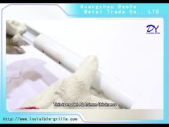 푸른 더블 패드 보이지 않는 알루미늄 철도노선과 GI 스크루와 AL 1.5 밀리미터