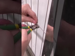 2.5mm 클립 크로싱 316 304 등급 보이지 않는 안전 격자