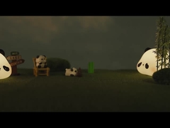 귀여운 밤빛 램프