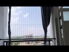 316 스테인레스 스틸 철 로프 발코니 보이지 않는 격자