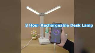 충전식 LED 책상용 램프 터치 컨트롤 8시간 배터리