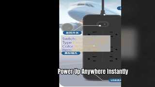 USB 고속 충전 기능이 있는 휴대용 전원 소켓