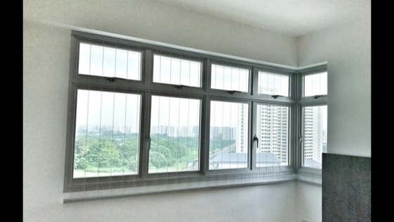 2.5mm 와이어 직경과 측면 커버로 고정 된 스퀴브 안티 도난 보이지 않는 격자