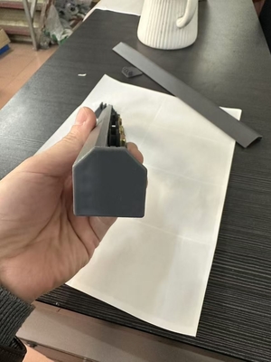 안전 보이지 않는 그릴 알루미늄 트랙 AG3/4 회색 끝 모자 보이지 않는 그릴 액세서리