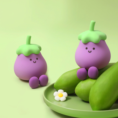 공장 도매 만화 부드러운 실리콘 LED 야간 조명 귀여운 작은 계란 침대 옆 램프 휴대용 USB 재충전 잠실 야간 조명
