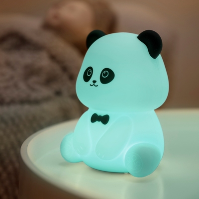 신사님 판다 밤빛 넥팅 및 스트레스 완화 사무실 장식 침대 머리 동반자 수면 LED 책상 램프