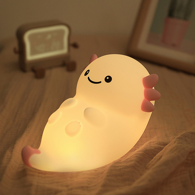 현대 디자인 실리콘 밤 빛 귀여운 LED 따뜻한 흰색 다채로운 밤 어린이 침실 터치 제어