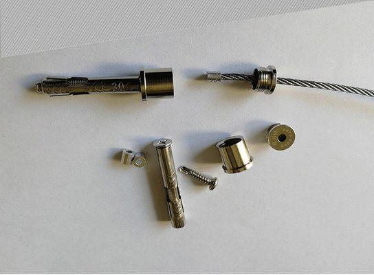 검은색 보이지 않는 발코니 그릴 316 와이어 12 1 및 나일론 코팅 2.0mm