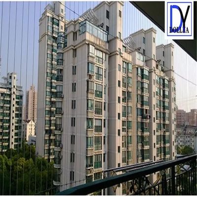 Stainless Steel Window Invisible Grille with 2.0mm Wire Distance Gap 2.0mm Thickness and 400 kg Tensile Impact