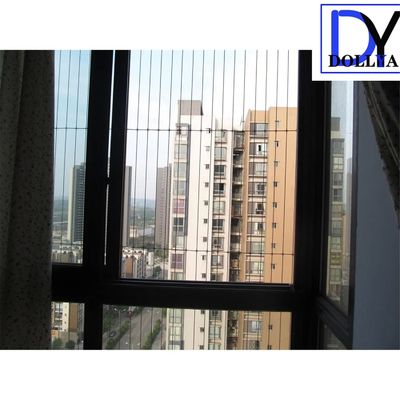Fixed Open Style Aluminum Alloy Frame Balcony Invisible Grille with Surface Mount Installation