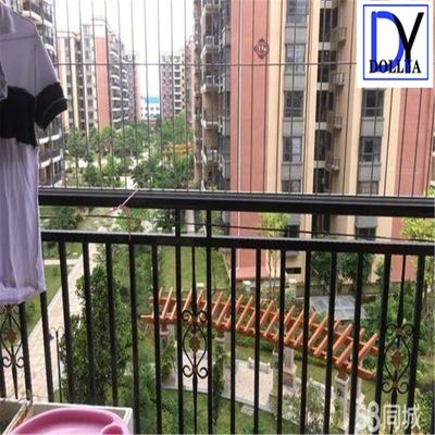 Modern Fixed Balcony Invisible Grille with Aluminum Alloy Frame for Decoration and Safety