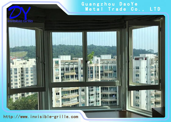 Balcony Invisible Grille crafted to provide safety solutions that integrate seamlessly with modern architectural designs