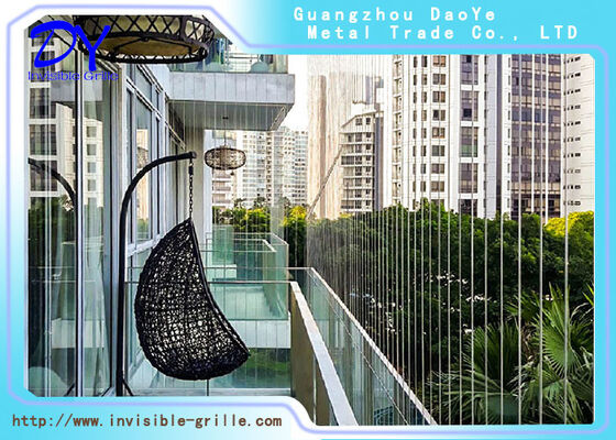 Balcony Invisible Grille crafted to provide safety solutions that integrate seamlessly with modern architectural designs