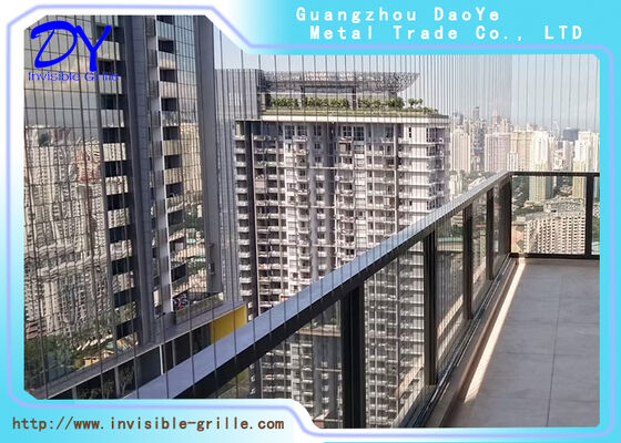 Balcony Invisible Grille crafted to provide safety solutions that integrate seamlessly with modern architectural designs