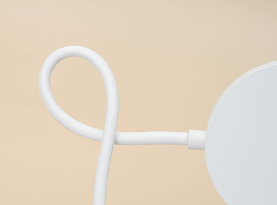 소매 어린이 현대 LED 테이블 램프 목 클립-온 터치 제어 USB 재충전 하얀 밤 빛 학생의 연구