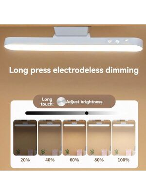 LED 충전식 모던 책상 램프 다기능 자기 독서등 터치 & 리모컨 조절 디밍 캐비닛/옷장 조명