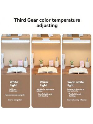 LED 충전식 모던 책상 램프 다기능 자기 독서등 터치 & 리모컨 조절 디밍 캐비닛/옷장 조명