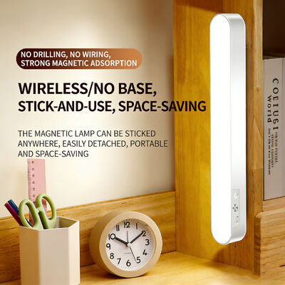 자석 Led 테이블 램프 반등 USB 재충전 3 색 온도 스테프리스 디밍 읽기 책상 램프