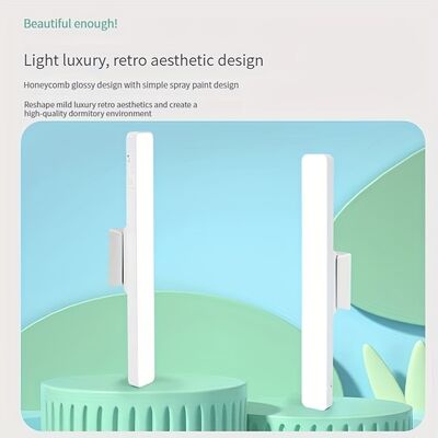 3500-6500K 색 온도 LED 테이블 램프 등급 전압 5V 1A 작업 조명 읽기 및 장식을위한 이상적