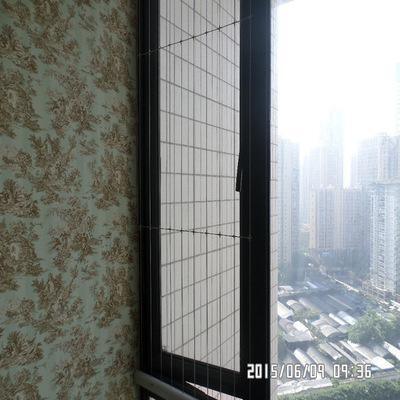 클립 크로싱 20mm 발코니 알루미늄 트랙 프레임이있는 보이지 않는 격자