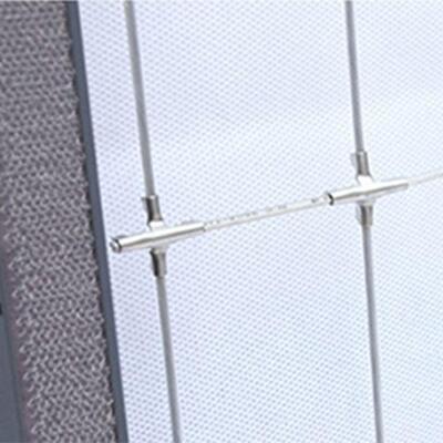 6cm 와이어 거리 간격 창문 보이지 않는 그릴 실내 외부 안전 가정 사무실 및 공공 공간에 대한 특수 보호 스크린