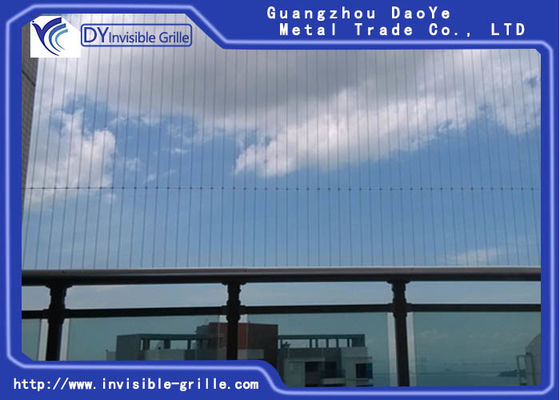고층 건물 회색 6m 발코니를 위한 #316 안전 보이지 않는 석쇠