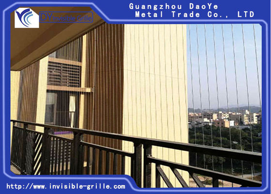 반대로 녹 백색 알루미늄 1.6mm 발코니 보이지 않는 석쇠