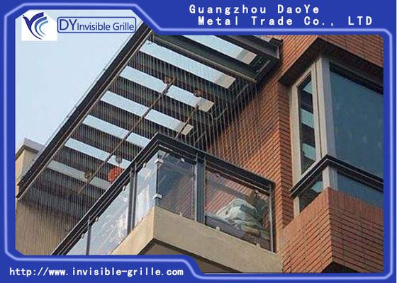 표준 분체는 윈도우를 위한 3 밀리미터 보이지 않는 그릴을 코팅했습니다