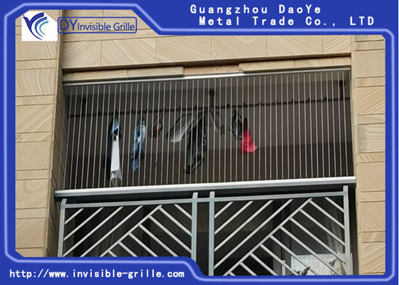 보이지 않는 안전성 그릴 7X7 스테인리스강 와이어 로프 윈도스 보호