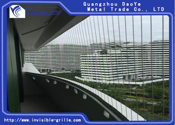 앤티 러스트 구조 톱 다운 발코니 보이지 않는 그릴