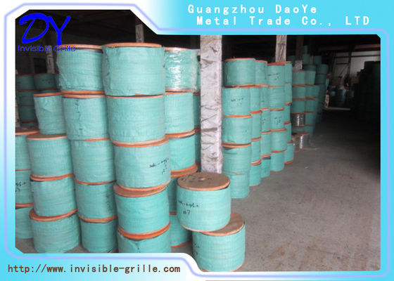 3.0 밀리미터 316 스테인레스 강은 발코니 보이지 않는 그릴을 전보로 청구합니다